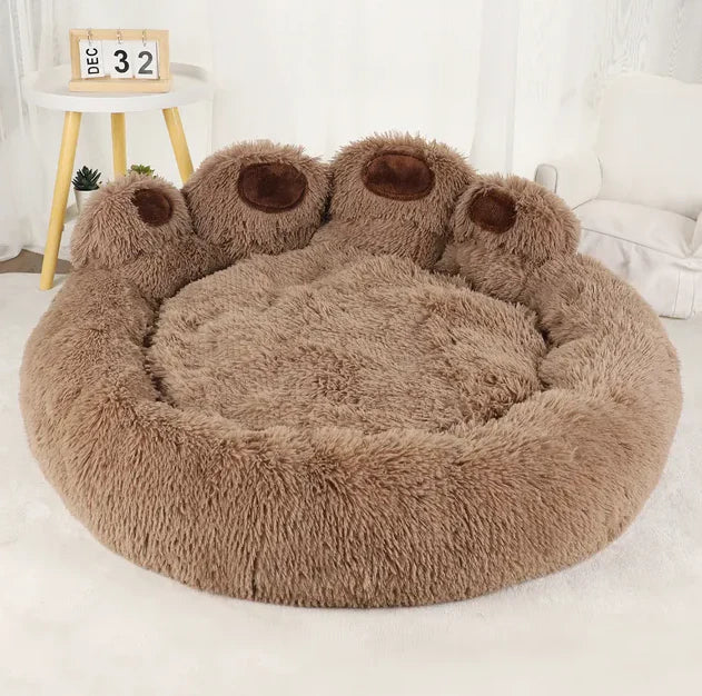 Fluffy Paw Dog Bed