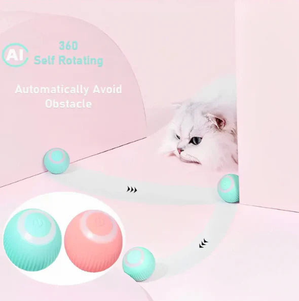 Electric Cat Ball Toys Automatic Rolling