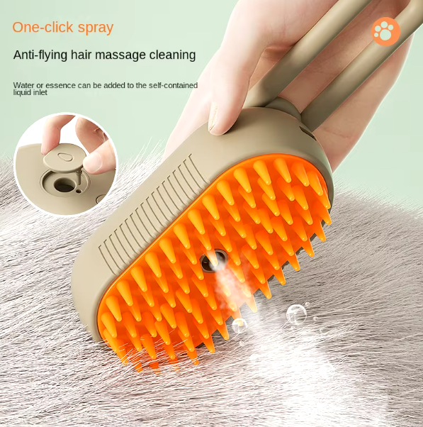 3 in 1 Electric Spray Grooming Brush