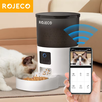 Smart Automatic Pet Feeder with Camera